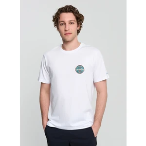 CSC Button Stamp Scripted Erkek Kısa Kollu T-Shirt