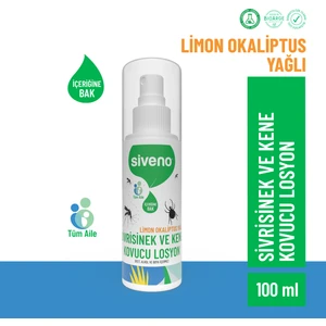 Sivrisinek ve Kene Kovucu Sprey Losyon Bitkisel Tüm Vücut İçin Aile Boy 100 ml