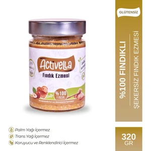 Şekersiz Fındık Ezmesi 320 gr %100 Fındıklı