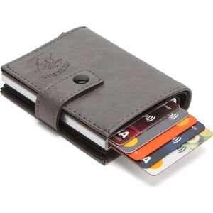 Erkek Mekanizmalı Cüzdan ve Kartlık NEW341 - Gri
