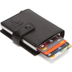 Erkek Mekanizmalı Cüzdan ve Kartlık NEW341 - Siyah
