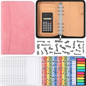 A6 Bütçe Planlayıcısı Hesap Makinesi Zip Bütçe Klasörü (Pembe) (Yurt Dışından)