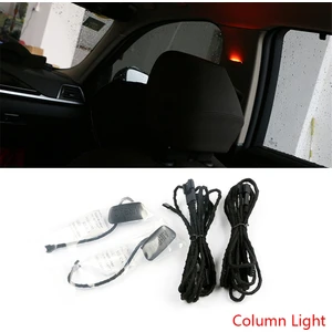 Bmw 3 4 Serisi F30 F32 F34 Için Araba B Sütunu Işığı Atmosfer Lambaları Yükseltme Otomotiv Iç Gri (Buz Mavisi + Turuncu) (Yurt Dışından)