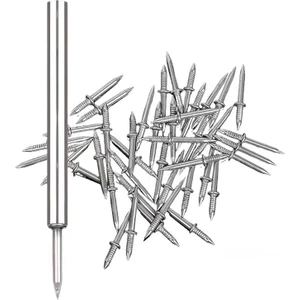 100 Adet Çift Süpürgelik Iplik Dikişsiz Çivi, Dikişsiz Çivi (Yurt Dışından)