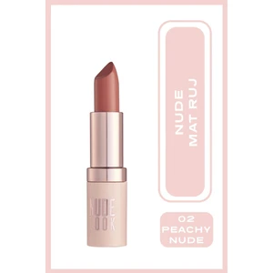 Golden Rose Nude Look Perfect Matte Lipstick No: 02 Peachy Nude - Mat Ruj - 8691190967291