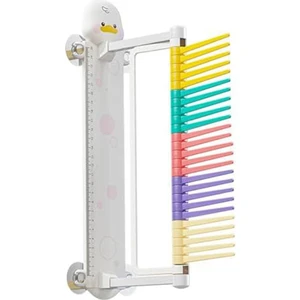 Çocuklar Için Dikey Zıplama Test Cihazı Karikatür Ördek Duvara Monte Zıplama Eğitmeni (Yurt Dışından)