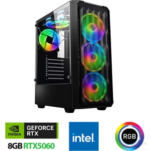 XSR1121 I5 14400F 32GB Ddr5 Ram 1tb M.2 Nvme SSD 8gb RTX5060 Oyuncu Masaüstü Bilgisayarı