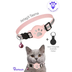 Airtag'li Premium Kedi Tasması