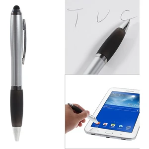 2'si 1 Arada Kapasitif Ekran Kalemi Dokunmatik Kalem + iPhone iPad Samsung Sony Htc Vb. Için Tükenmez Kalem - Siyah (Yurt Dışından)