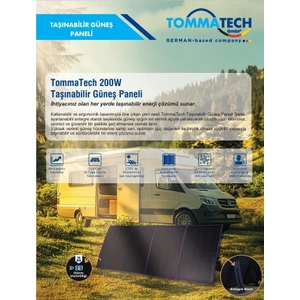 200W  Taşınabilir Güneş Paneli