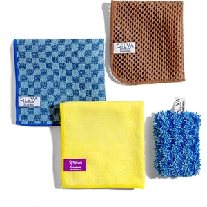 Premium Temizlik Bezi Seti Mikrofiber Malzeme ile Hızlı Kuruma 4'lü Renkli