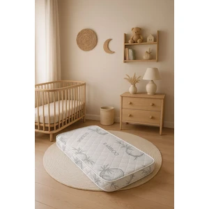 10 cm Bamboo Bebek ve Çocuk Yatağı Park Yatak Anne Yanı ve Bebek Yatakları Bambu Lüx Ortopedik 60 x 90 cm