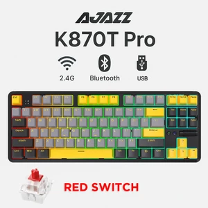 K870T Pro 3 Modlu Uyumlu Hot-Swap Rgb, Mekanik Klavye
