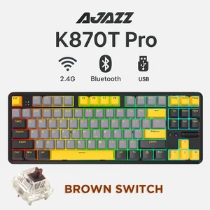 K870T Pro 3 Modlu Uyumlu Hot-Swap Rgb, Mekanik Klavye