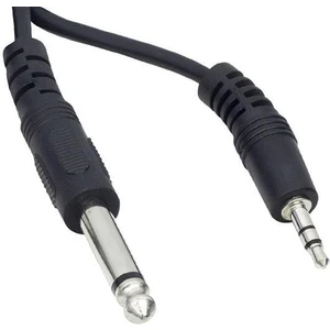 3.5 mm Stereo Erkek / 6.3 mm Mono Erkek 1 Metre Kablo(Ara Kablo)