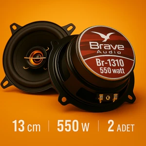 BR-1310 550W 13CM Kapı Hoparlör Takımı - Yeni Seri