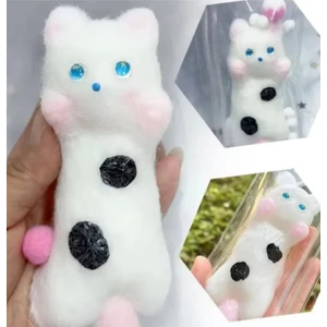 Kedi Sukuşi Yumoş Jel Oyuncağı Kedicik Model Squishy Elastik Kedi Patisi Taba