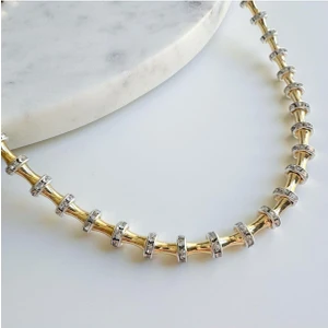 Venüs Design Gold Detaylı Kolye