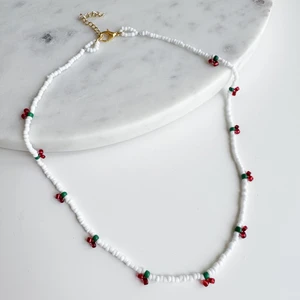 Venüs Design Boncuk Kiraz Kolye