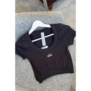 Geniş Yaka Kaşkorse Body- Siyah