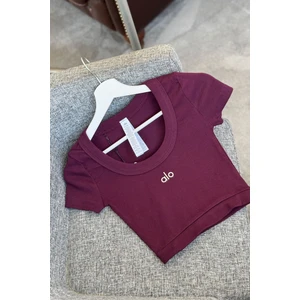 Geniş Yaka Kaşkorse Body- Bordo