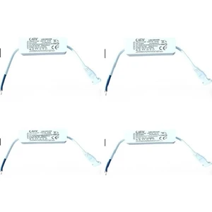 Slim CT-2517 LED Driver Seti 4’lü 18W-36W Spot Panel Trafo