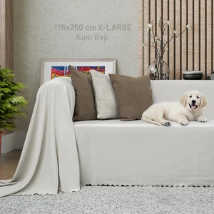Latuda Home Kaymaz Koltuk Örtüsü Çift Taraflı Mikrofiber Şönil 175X350 cm XL- Kumbeji – Kedi Köpek ve Çocuk Dostu