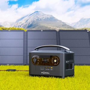 NE-700 Taşınabilir Güç Kaynağı + 100W Taşınabilir Solar Panel Dahil Solar Jeneratör Seti