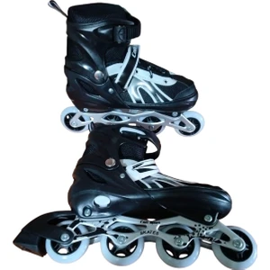 Burak Can Sport Cansport Ayarlanabilir (2+2) Metal Gövde Silikon Teker Işıklı Çocuk Aştırma Pateni