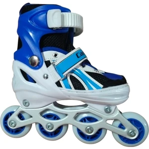 Burak Can Sport Cansport Ayarlanabilir (2+2) Metal Gövde Silikon Teker Işıklı Çocuk Aştırma Pateni