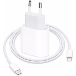 20W Adaptör ve Usb-C Lightning Kablo Set (1 Mt)