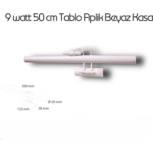 9 Watt 50 cm Banyo Ayna Üstü Tablo Aplik