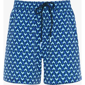 Drake Geometrik Desenli Orta Bel Erkek Şort Mayo