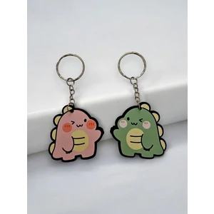 Dino Love Çift Sevgili Anahtarlık 2 Adet