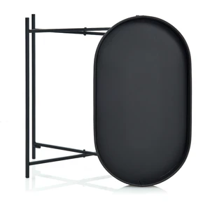 Just Home Elips Tepsi Sehpa - Siyah