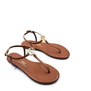 T8023 Tokalı Taba Kadın Parmak Arası Sandalet