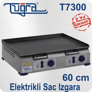 Elektirikli Tuğra Sac Izgara 60 cm