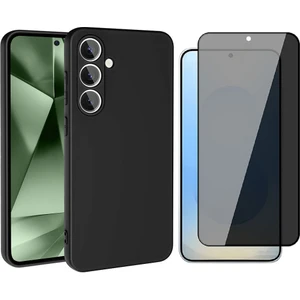 Samsung Galaxy S24 FE Kılıf Zore Mara Lansman Kapak + Hayalet Cam Ekran Koruyucu