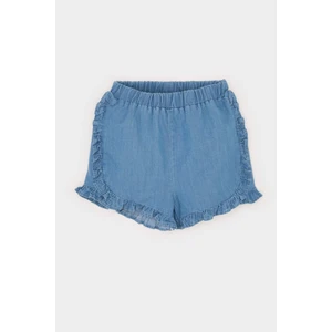 Kız Bebek Beli Lastikli Jean Şort Z8272A225SM