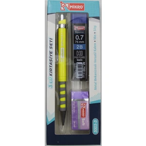 Kırtasiye Okul Seti Versatil 3 Lü  0,7 ( Kalem+Silgi+Uç) MK-3003-3
