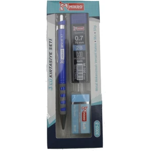 Kırtasiye Okul Seti Versatil 3 Lü  0,7 ( Kalem+Silgi+Uç) MK-3003-3