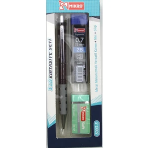 Kırtasiye Okul Seti Versatil 3 Lü  0,7 ( Kalem+Silgi+Uç) MK-3003-3