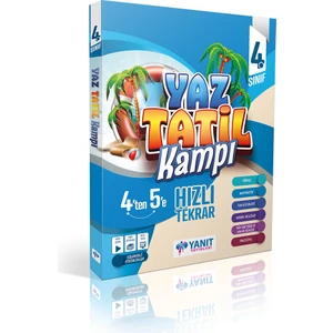 Yanıt Yayınları 4. Sınıf Yaz Tatil Kitabı 2023 Eğitici Etkinlikler ve Aktiviteler