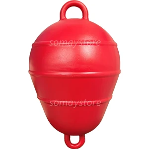 Marine Kırmızı Armut Şamandıra Tonoz 25CM Boy: 40CM Kaldırma Gücü 8kg