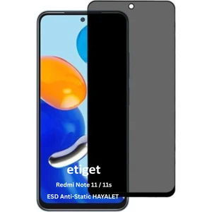 Xiaomi Redmi Note 11 / 11s ”ESD ANTI-STATIC” Gizli Hayalet Cam Ekran Koruyucu