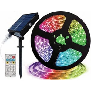 20WATT Güneş Panelli Solar 10 Metre Hortum Şerit LED