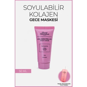 Beauté Attendue Collagen Peel-Off Night Mask – Soyulabilir Kolajen Gece Maskesi | Niasinamid & E Vitamini Içerikli
