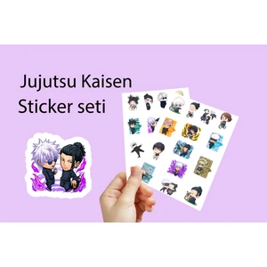 Jujutsu Kaisen Sticker Seti -Anime Sticker-Mini Sticker