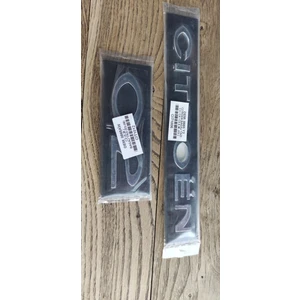 Citroen Bagaj Yazısı C2 Yazısı Citroen Arka Bagaj Yazısı Takım 2li Logo Krom 3m 3D