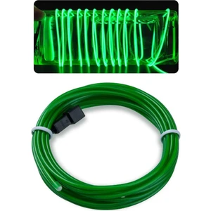 Araç Içi Torpido Şerit Ledi Renkli Ip Neon LED 2 Metre Yeşil
